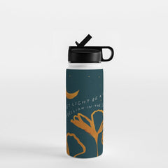 "Let Light Be A Sweet Rebellion In The Shadows" Water Bottle