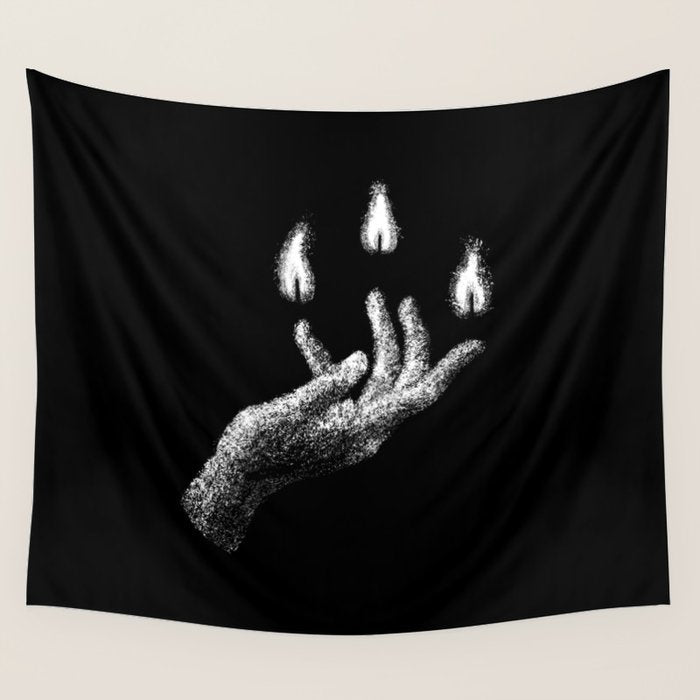 A Light in the Dark Wall Tapestry