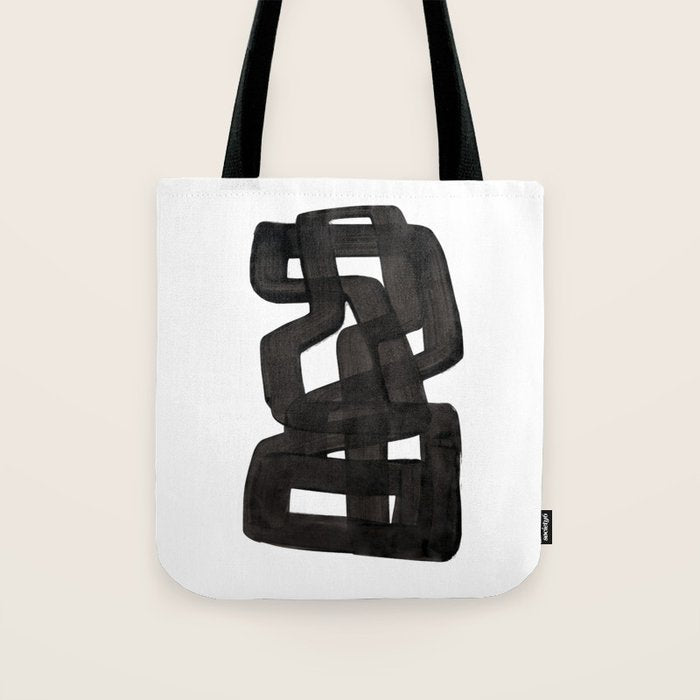 Boulder' Mid Century Modern Fun Abstract Shapes  Tote Bag