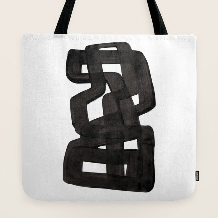Boulder' Mid Century Modern Fun Abstract Shapes  Tote Bag