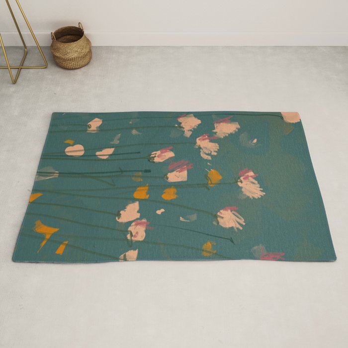 A Field Of Flowers Bloom Rug