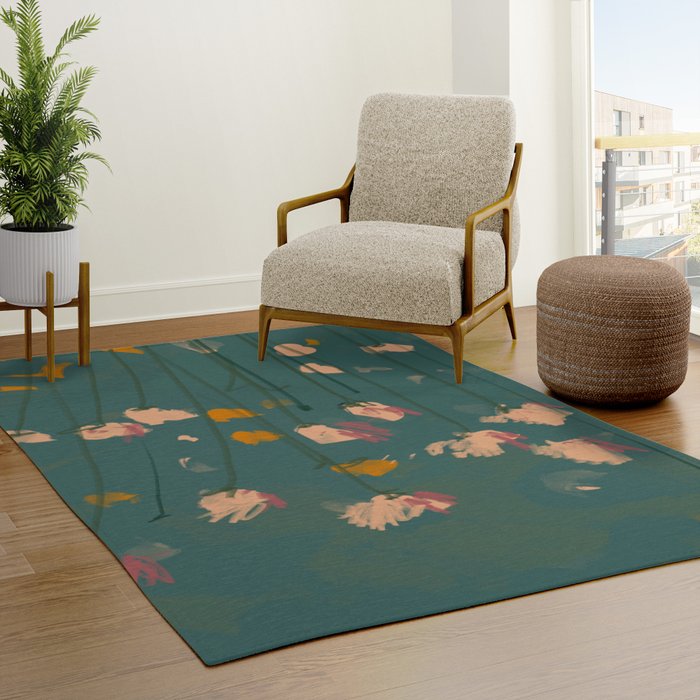 A Field Of Flowers Bloom Rug