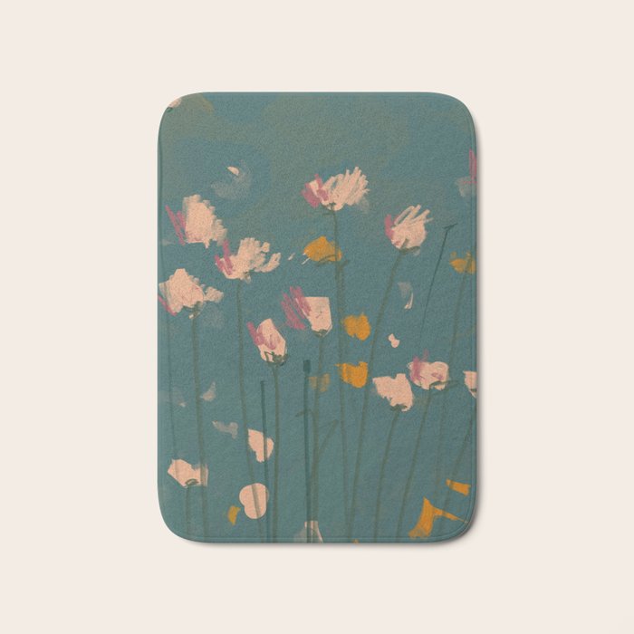 A Field Of Flowers Bloom Bath Mat
