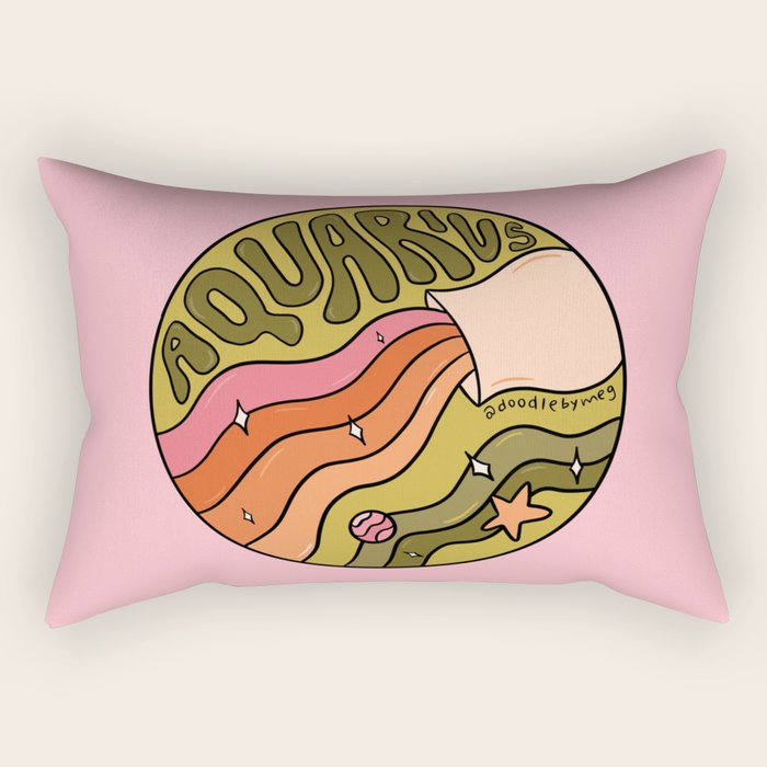 2020 Aquarius Rectangular Pillow