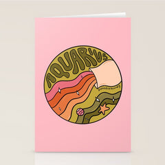 2020 Aquarius Stationery Card