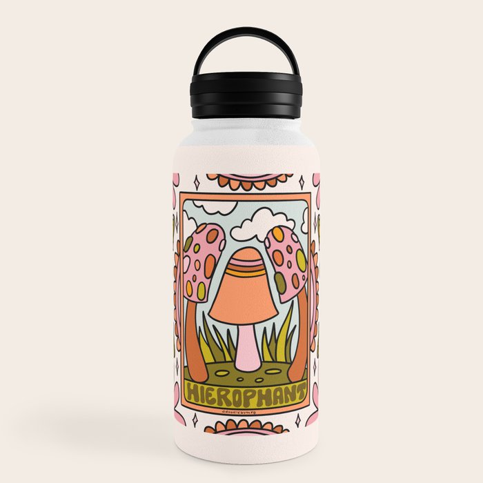 5. The Hierophant Mushroom Water Bottle