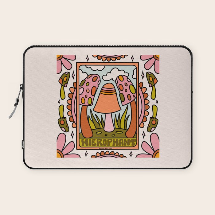 5. The Hierophant Mushroom Laptop Sleeve