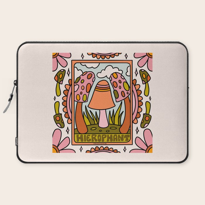 5. The Hierophant Mushroom Laptop Sleeve