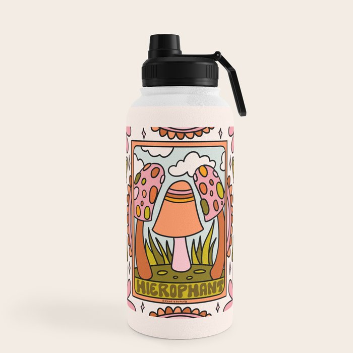 5. The Hierophant Mushroom Water Bottle