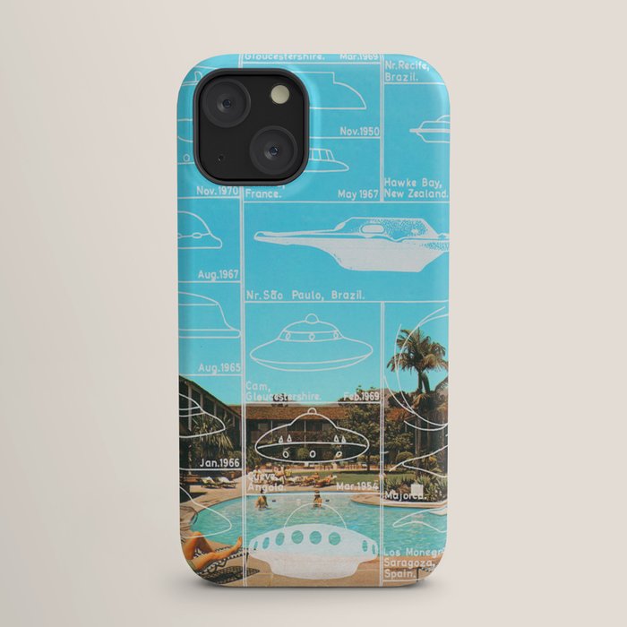 60s UFO sightings iPhone Case