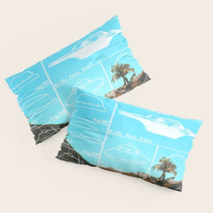 60s UFO sightings Pillow Sham