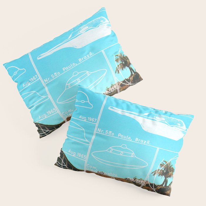 60s UFO sightings Pillow Sham