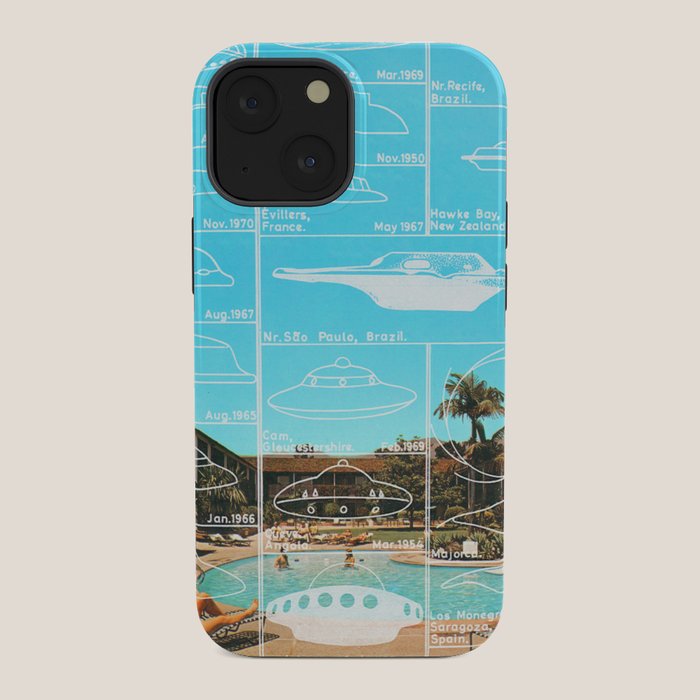 60s UFO sightings iPhone Case