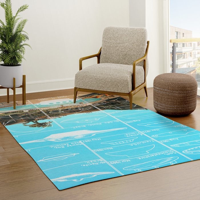 60s UFO sightings Rug