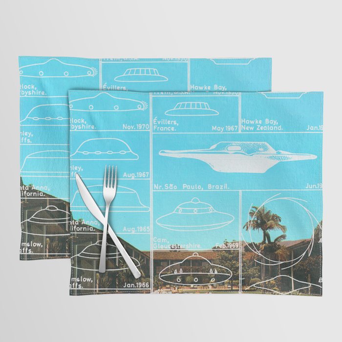 60s UFO sightings Placemat