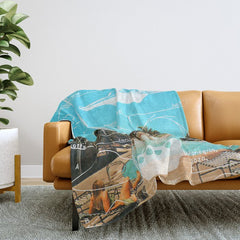 60s UFO sightings Throw Blanket