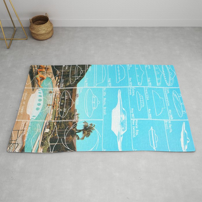 60s UFO sightings Rug