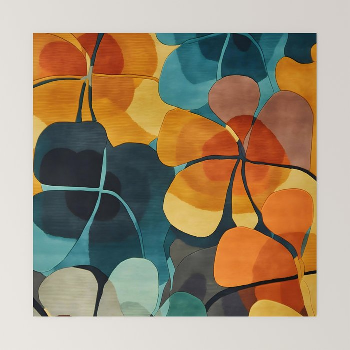 A Floral Palette of Colorful Petals Mini Art Print