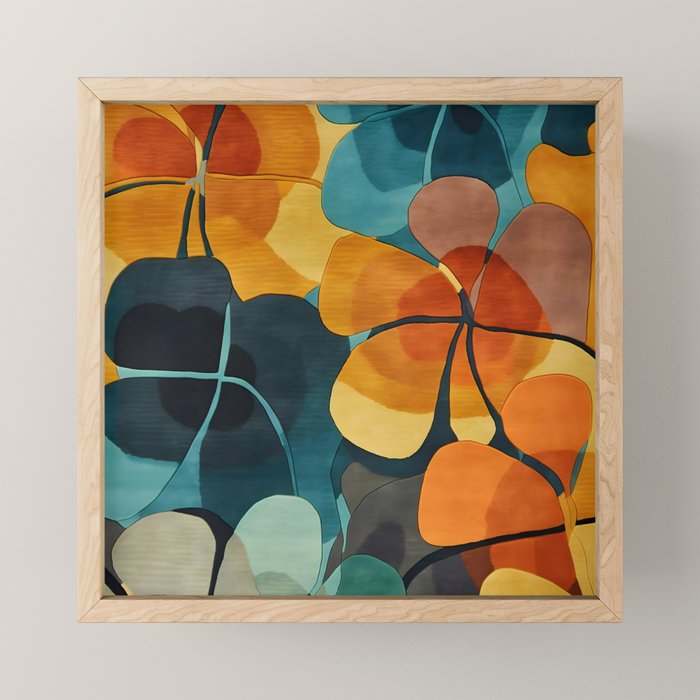 A Floral Palette of Colorful Petals Mini Art Print