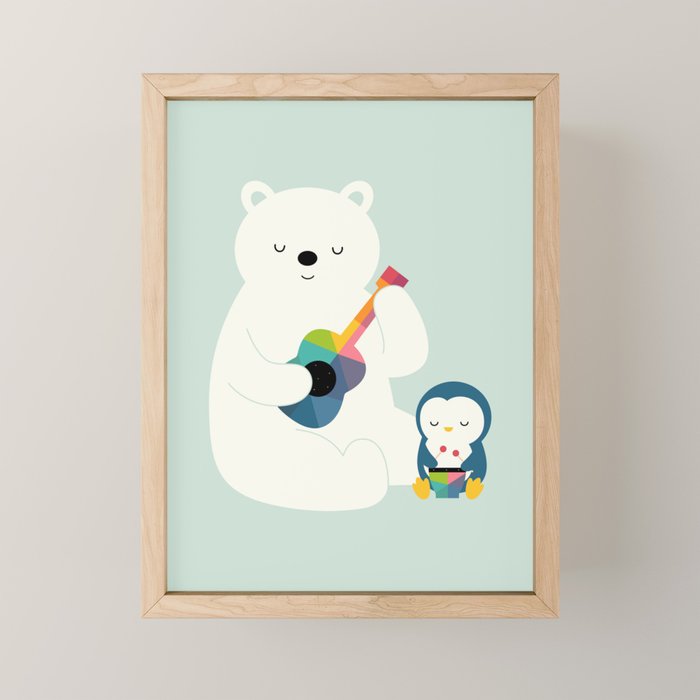A Little Band Mini Art Print