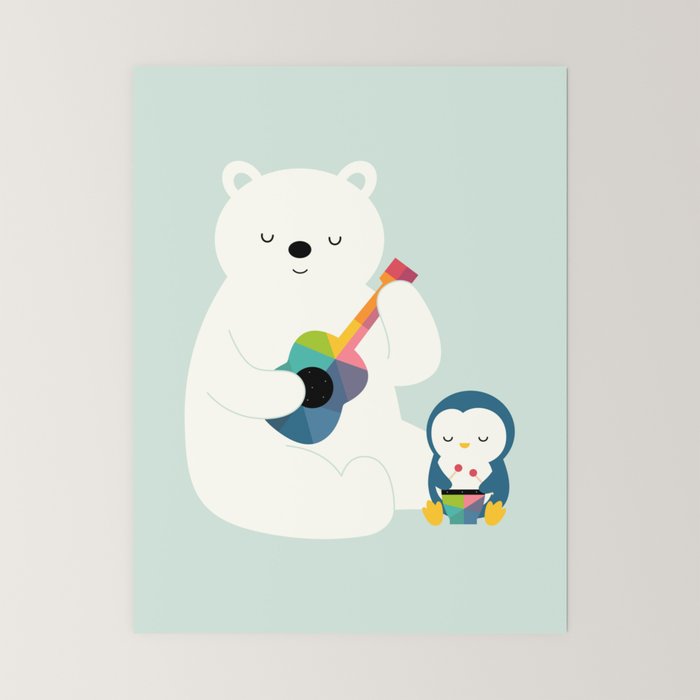 A Little Band Mini Art Print