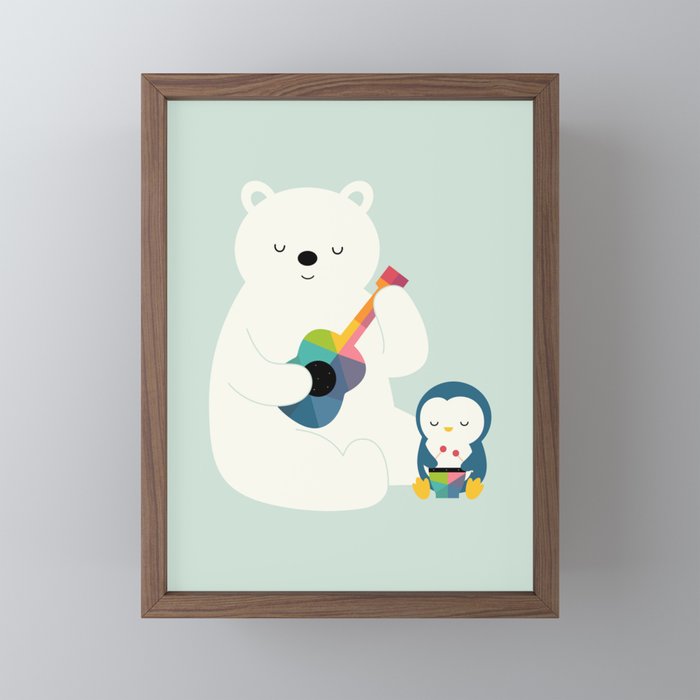 A Little Band Mini Art Print