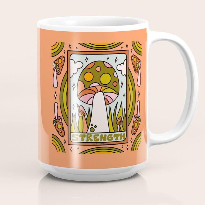 8. Strength Mushroom Coffee Mug