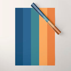 70's Retro Sunset Wrapping Paper