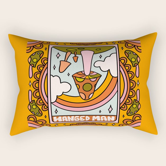 12. Hanged Man Mushroom Rectangular Pillow