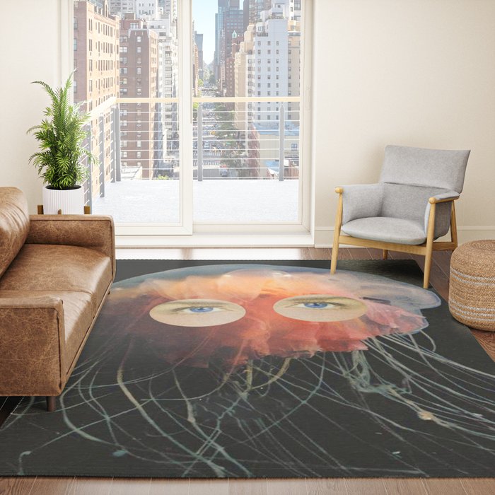 A (very) Jelly Fish Rug