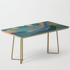 "You Are Worthy" Midnight Background Coffee Table