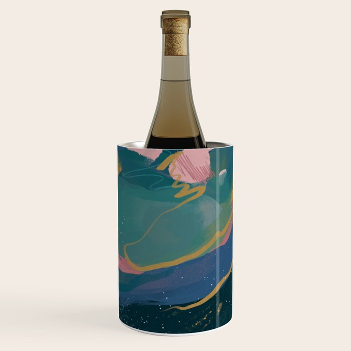 "You Are Worthy" Midnight Background Wine Chiller