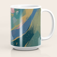 "You Are Worthy" Midnight Background Coffee Mug