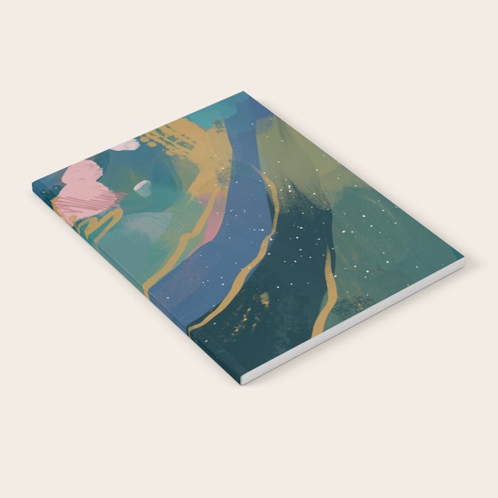 "You Are Worthy" Midnight Background Notebook
