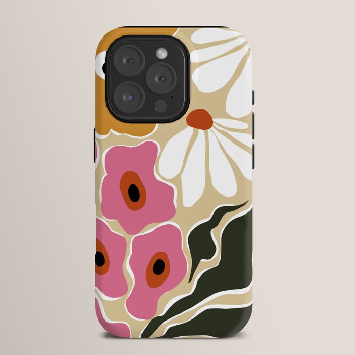 70's Retro garden   iPhone Case