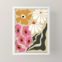 70's Retro garden   Mini Art Print