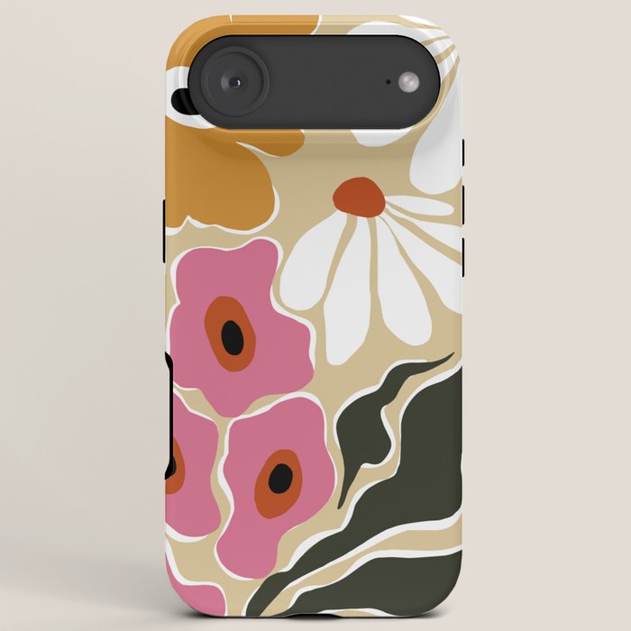 70's Retro garden   iPhone Case