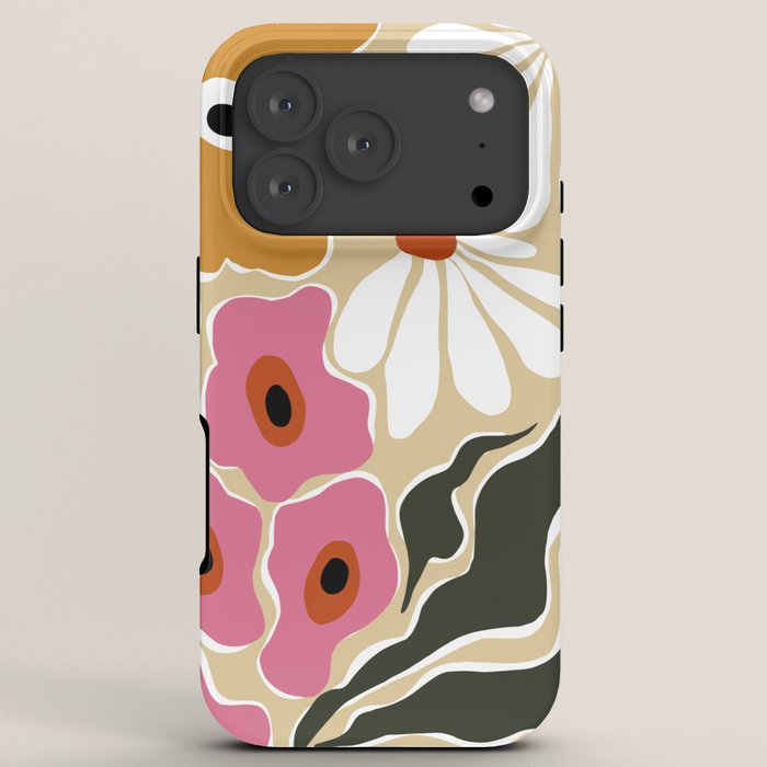 70's Retro garden   iPhone Case