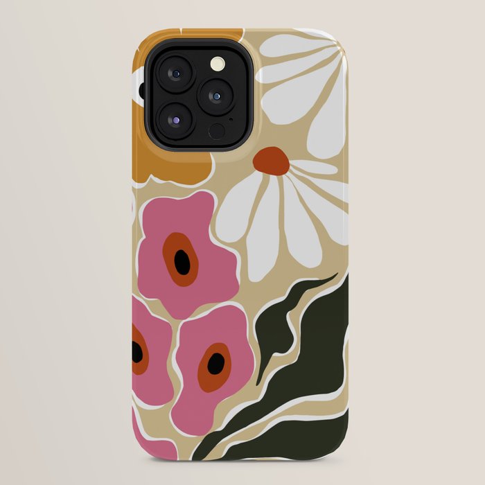 70's Retro garden   iPhone Case