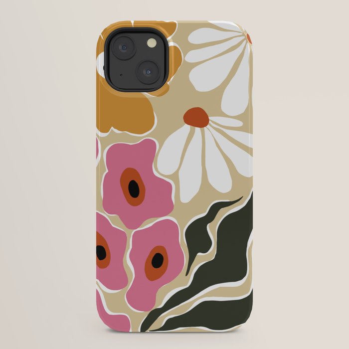 70's Retro garden   iPhone Case
