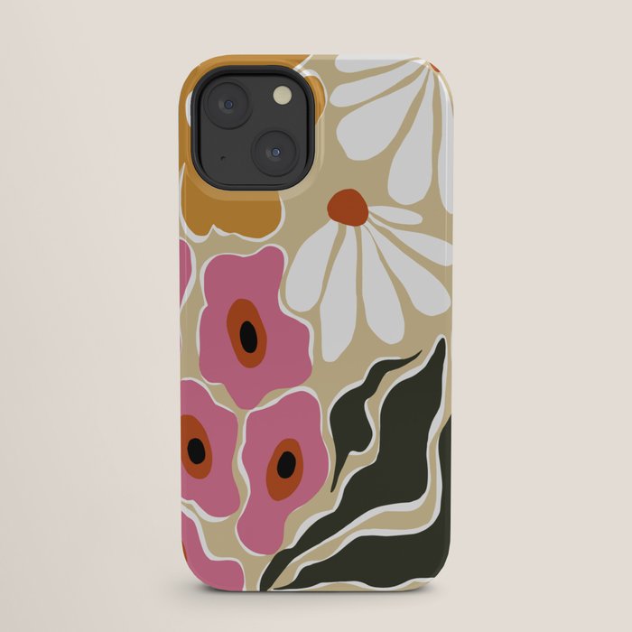 70's Retro garden   iPhone Case
