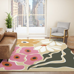 70's Retro garden   Rug