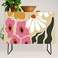 70's Retro garden   Credenza