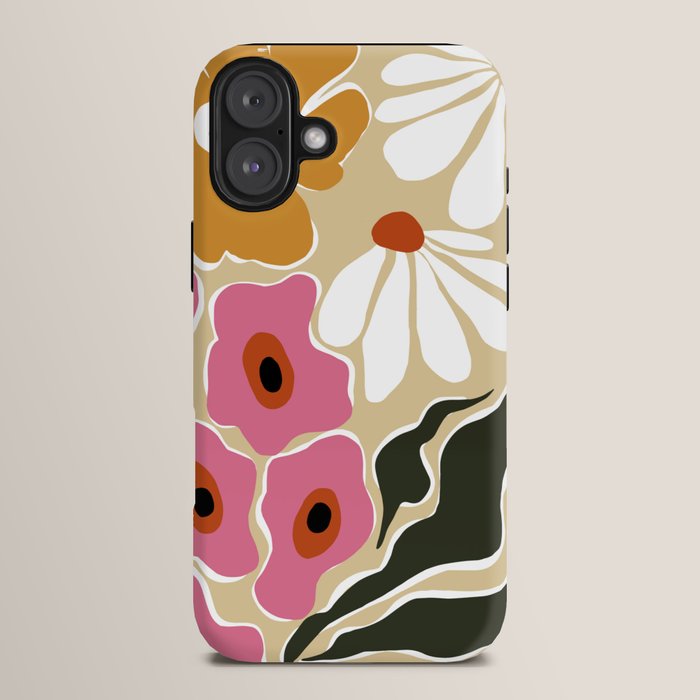 70's Retro garden   iPhone Case