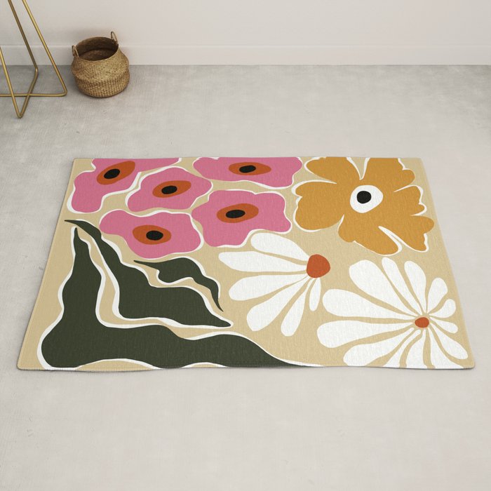 70's Retro garden   Rug