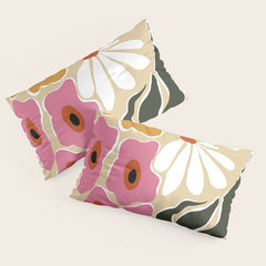 70's Retro garden   Pillow Sham