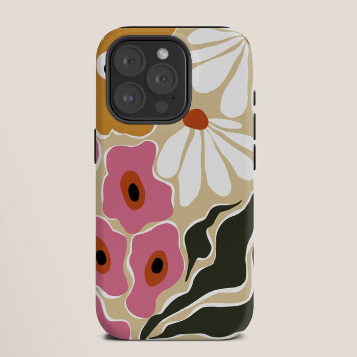 70's Retro garden   iPhone Case