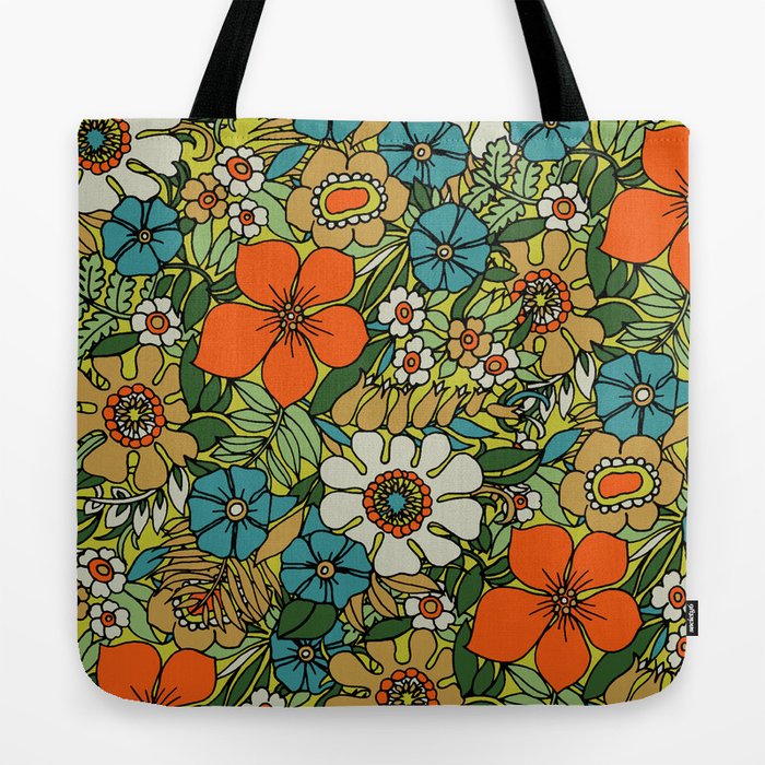 70s Plate Tote Bag