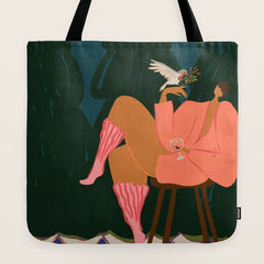 A Lil Birdy Told Me Tote Bag