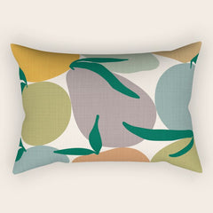 2025 EARTHY FRUIT MARKET CALENDAR Rectangular Pillow